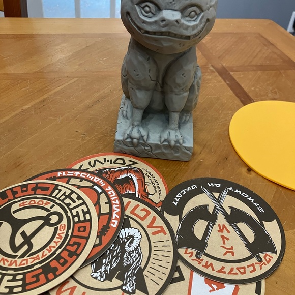 Grinning Loth Cat ceramic tiki mug, 1st Edition Star Wars Galaxy's Edge, Disney - Picture 3 of 5